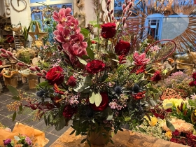 Large Valentine arrangement